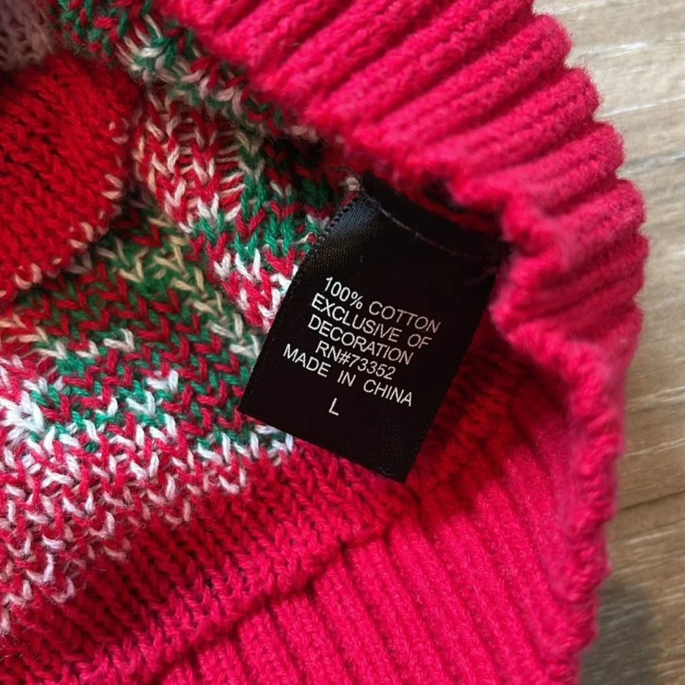 33 Degrees Ugly Christmas Sweater LARGE